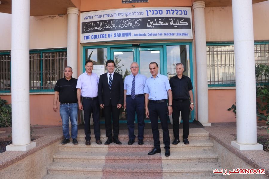 لقاء عمل يجمع إدارة كلّية سخنين الأكاديمية برئيس مجلس إدارة بنك لئومي د. سامر حاج يحيى